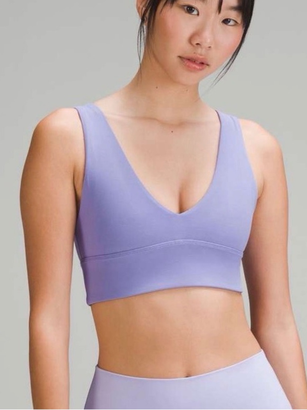 lululemon vneck align bra a/b cup light support